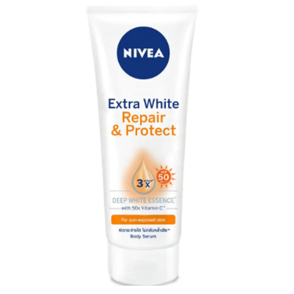 Tinh chất dưỡng thể dưỡng trắng Nivea giúp phục hồi &amp; chống nắng (180ml)