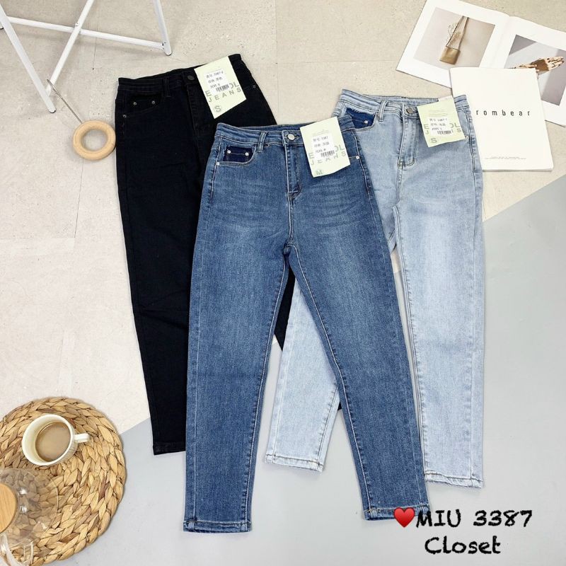 Quần jean ôm túi đậm hàng QCL1