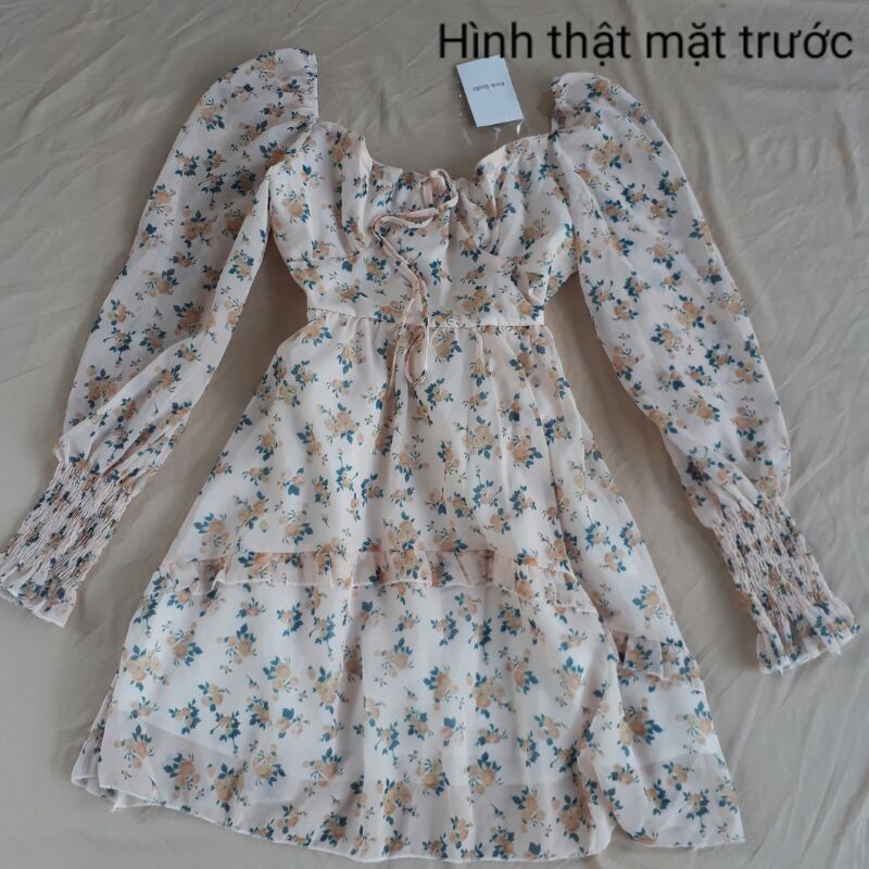 Đầm hoa nhí, váy hoa nhí phong cách nhẹ nhàng ngọt ngào ulzzang