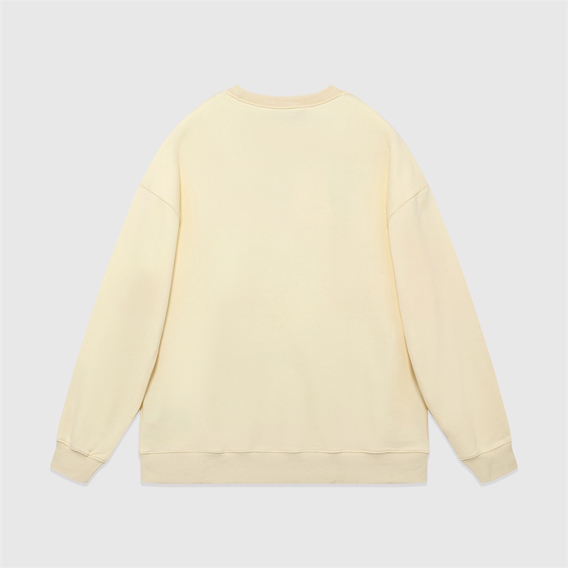 Gu Áo sweater In logo Tia Chớp Kỹ Thuật Số Hai Màu Bắt Mắt Hợp Thời Trang Dễ Phối Đồ Cho Cặp Đôi
