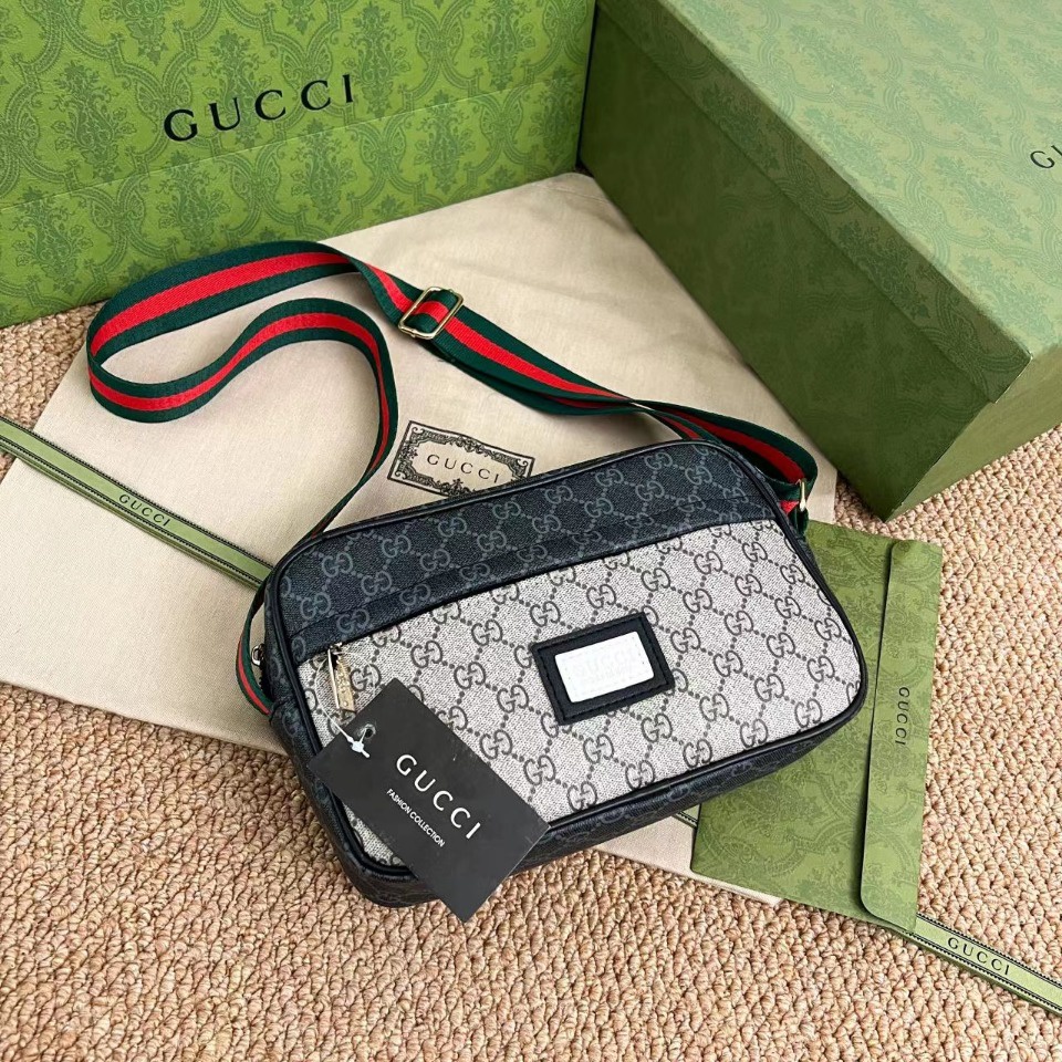 Túi Da Đeo Chéo Gucci Thời Trang Sang Trọng Cho Nam Nữ