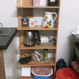 Kệ gỗ ảnh thật