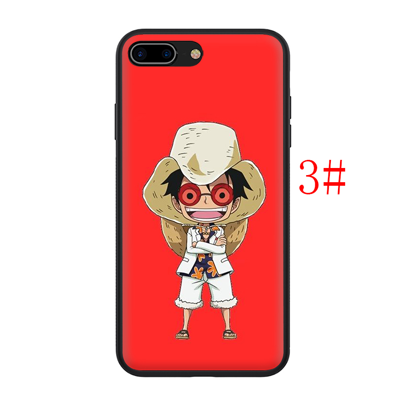 Ốp Lưng Silicone In Hình One Piece / Luffy Cho Iphone 8 7 6s 6 Plus 5 5s Se 2016 2020