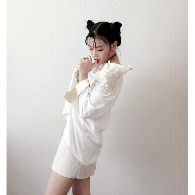 [Có Sẵn] Áo Kimono tattoo - đoản quái Kim Long | BigBuy360 - bigbuy360.vn