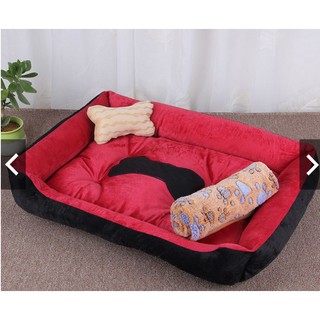 NỆM NGỦ HÌNH CHỮ NHẬT CÓ THÀNH CHO CHÓ MÈO