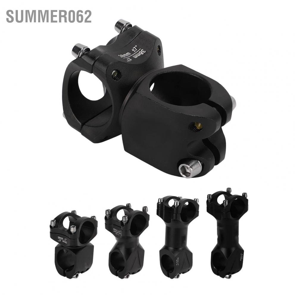 Summer062 Aluminum Alloy Short Handlebar Stem Riser Bicycle for Mountain Road Bikes