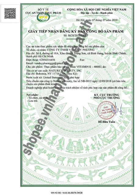 Kirkand Signature Vitamin E 400IU, USA - Đẹp Da, Làm Chậm Lão Hóa | Thế Giới Skin Care