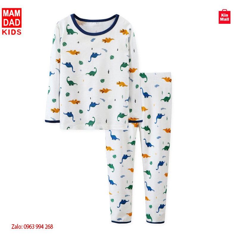 HÀNG CHÍNH HÃNG - Bộ Đồ Ngủ Cho Bé Trai MAM DAD KIDS