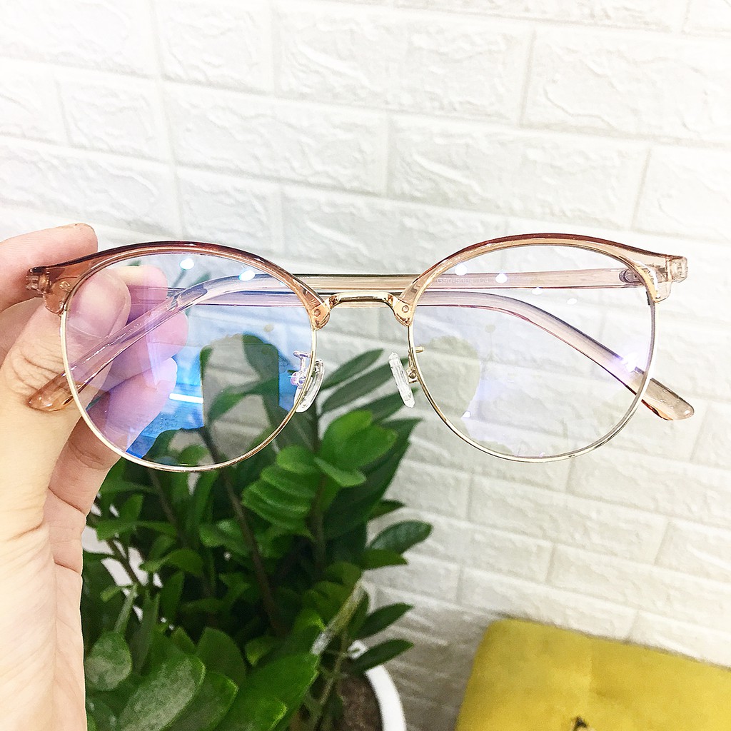 Gọng kính cận nam nữ bán viền càng nhựa dẻo siêu bền dễ đeo Lani 6214- Lắp Mắt Cận Theo Yêu Cầu | BigBuy360 - bigbuy360.vn