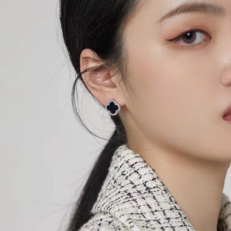 Khuyên tai bạc 925 bạc chuẩn đá siêu sáng