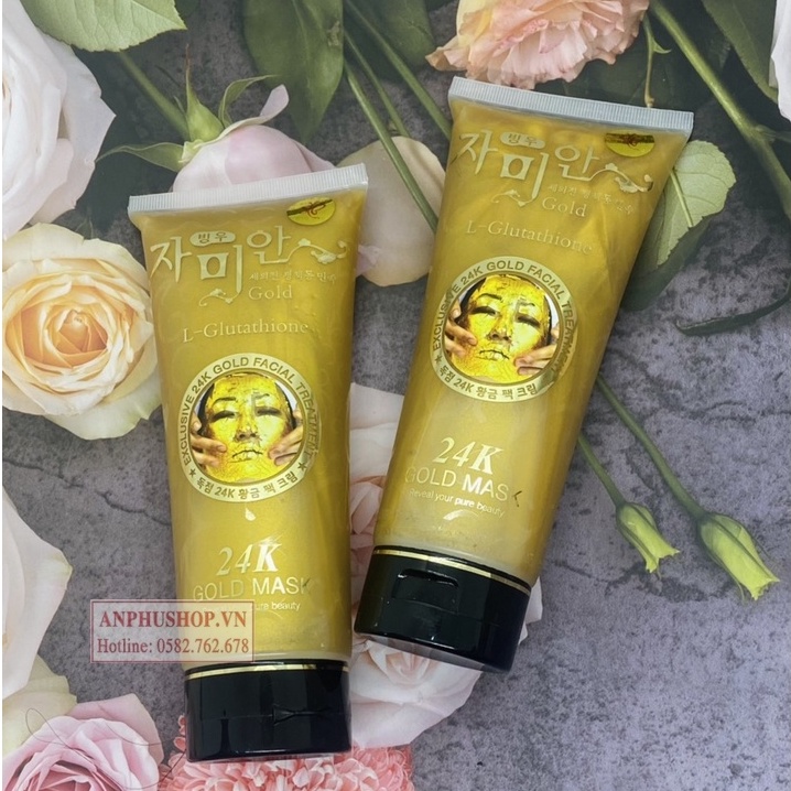 Mặt Nạ Vàng 24K Gold Mask Thái Lan chính hãng (Hàng có tem vàng)