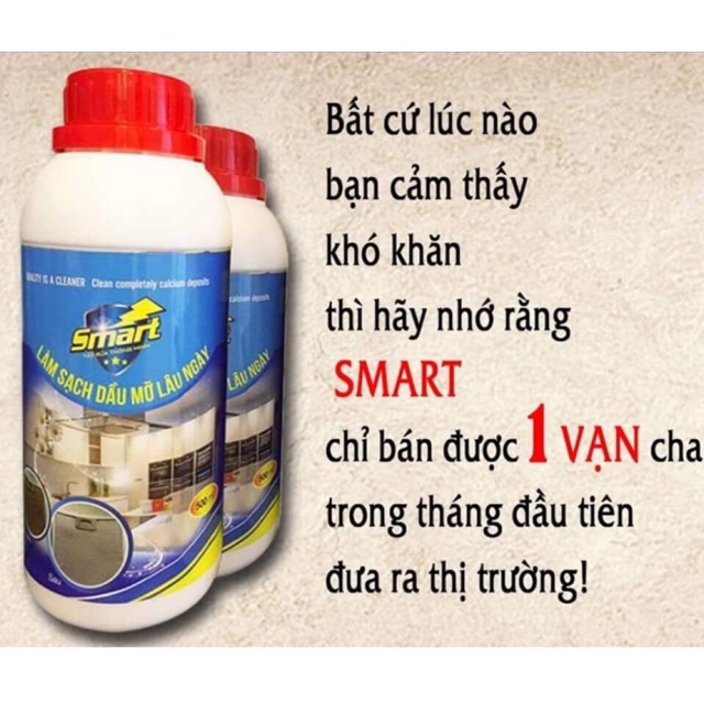 Tẩy dầu mỡ Smart Cleaner