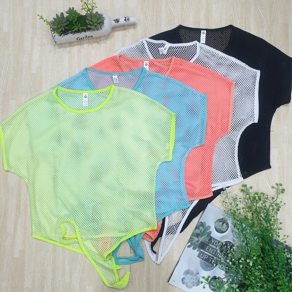 Áo Croptop Lưới Nữ Thể Thao Cá Tính Cho Các Bạn Nữ Năng Động
