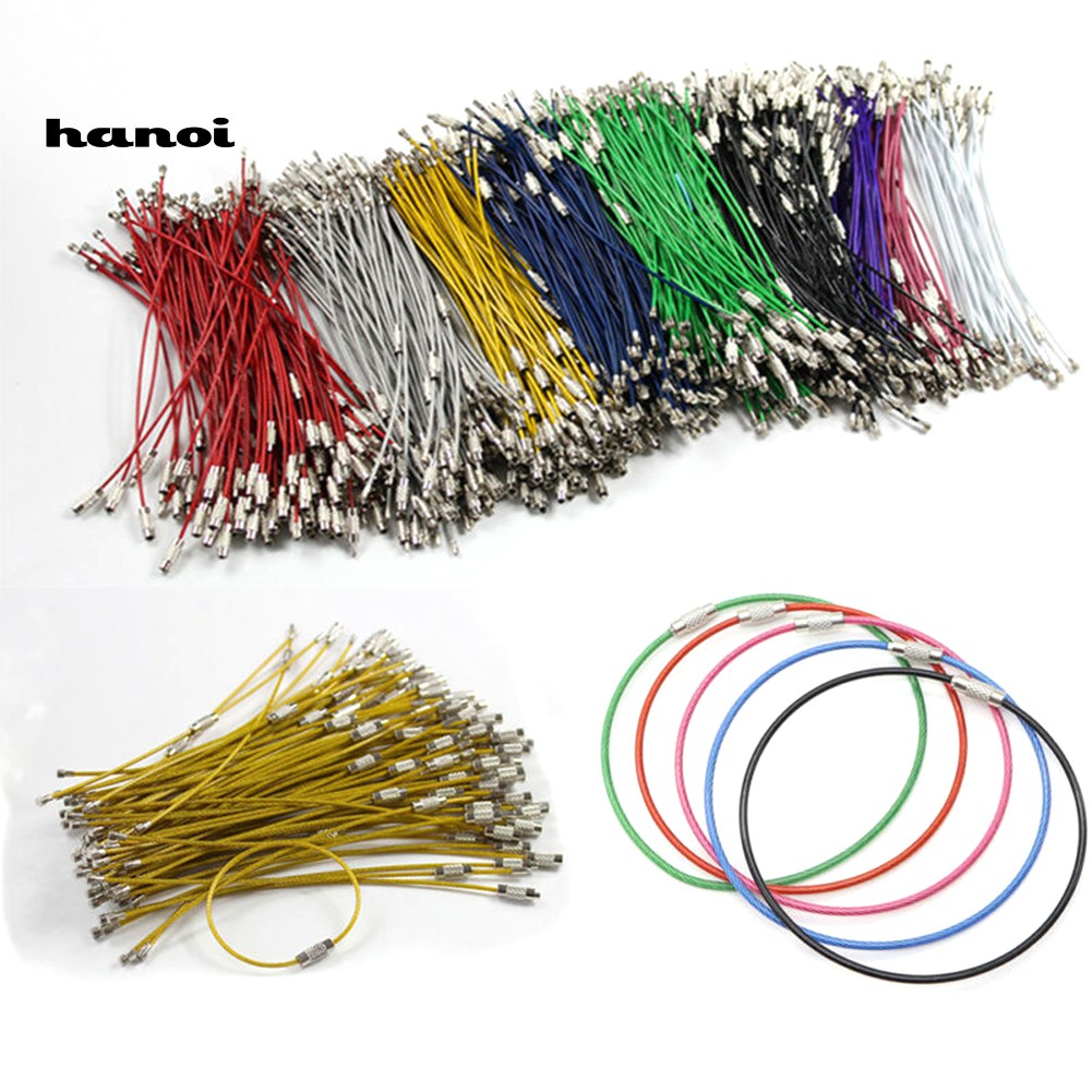 Set 5 / 10 Dây Thép Nối Móc Khóa Bền Bỉ Tiện Dụng