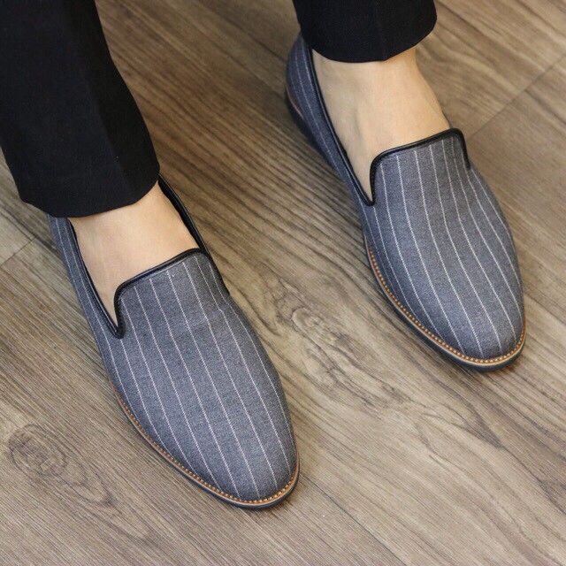 Giày lười vải Hàn Quốc