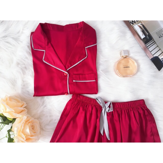 PIJAMA LỤA SATIN PHỐI🌸