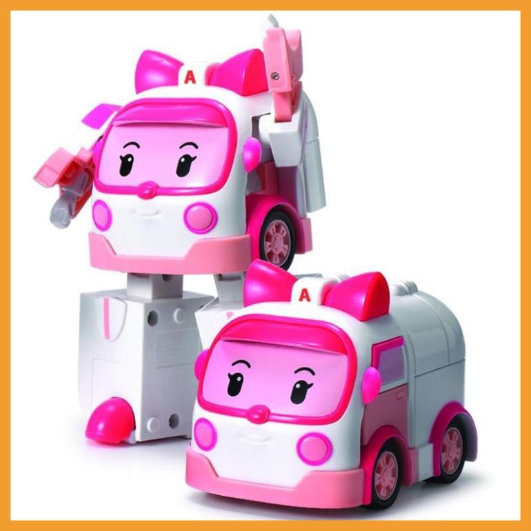 [Freeship -Hàng loại1] Đồ chơi biến hình biệt đội xe robocar Poli 2 trong 1