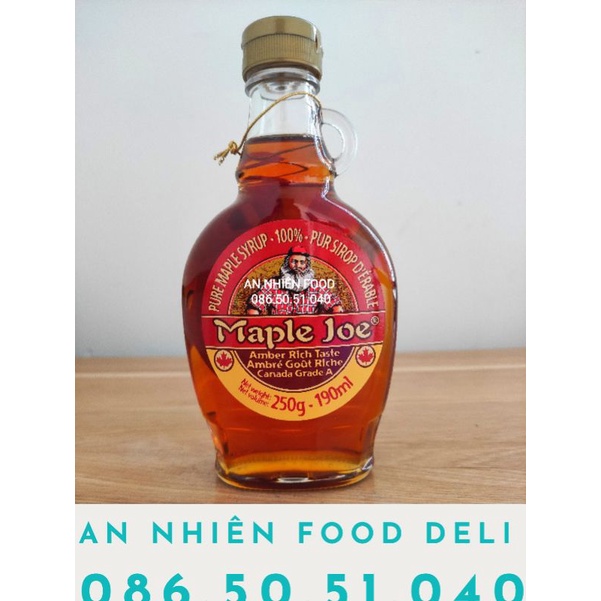 Siro Maple Joe Fure Xi rô Lá Phong Canada Maple Syrup 100%