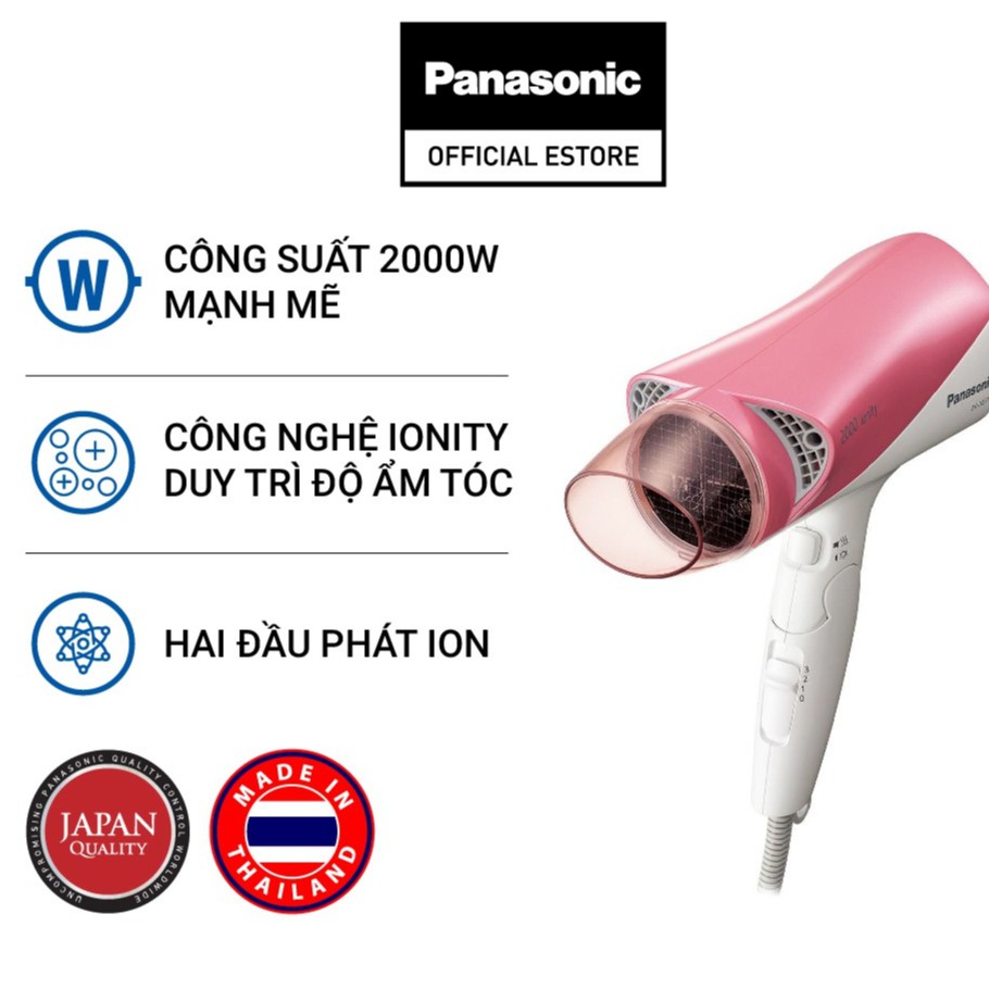 [MÃ COSPAN05 GIẢM 10% ĐƠN 600K] Máy Sấy Tóc Panasonic PAST-EH-NE71-P645 (2000W)