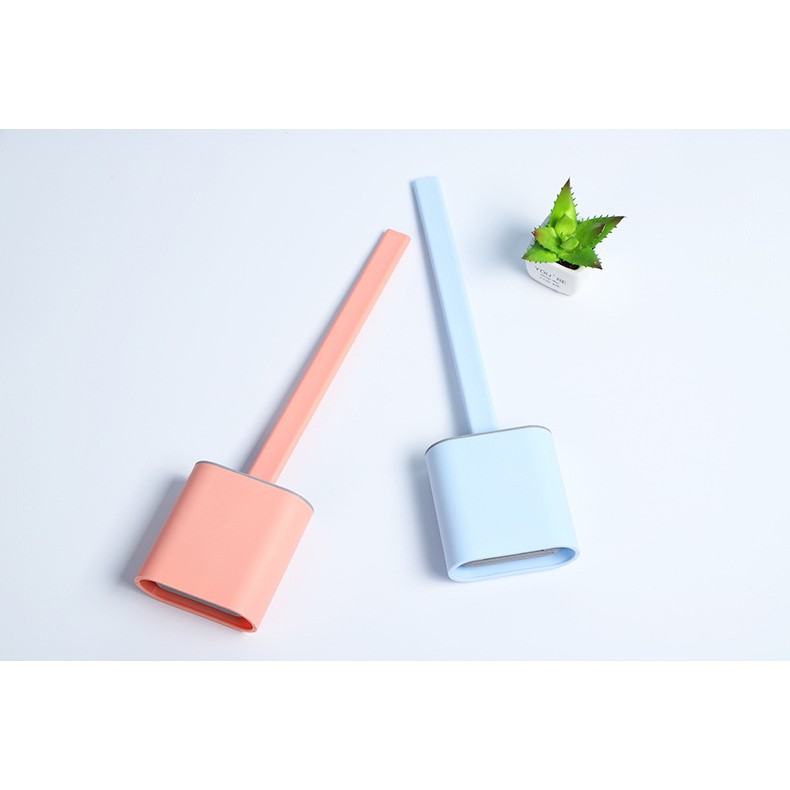 Cọ Vệ Sinh Toilet Bằng Silicon Siêu Sạch Kèm Hộp Đựng – Tặng Kèm 2 Miếng Dán