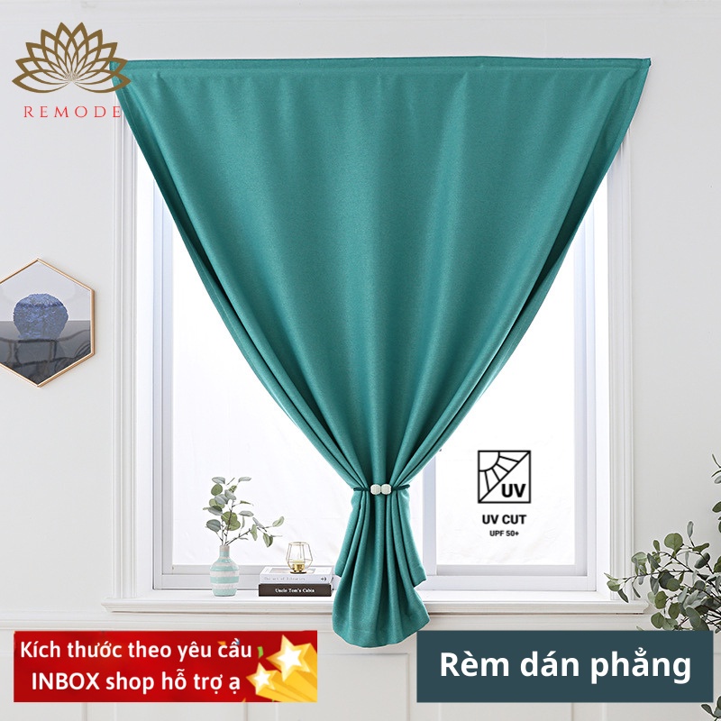 Rèm cửa sổ dán tường, treo thanh che cửa sổ, cửa chính, rèm cản sáng, chống nắng trang trí phòng ngủ phòng khách REMODE