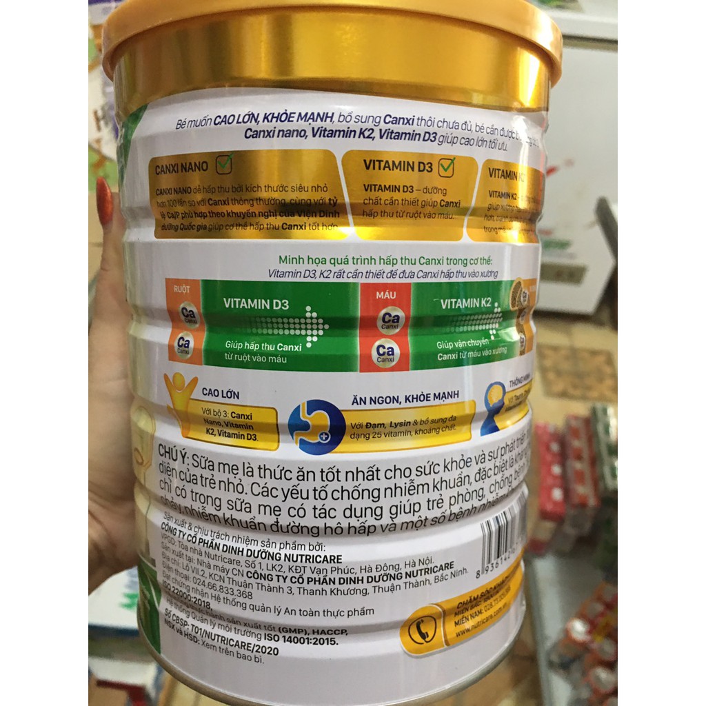 Sữa bột Smarta Grow ( lon 900g )