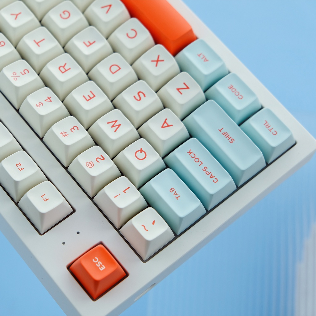 Bộ 172 Phím Bấm MG Salmon Bằng ABS Cho Bàn Phím Cơ ANSI & ISO Layout Tương Thích Với Cherry MX Kailh Gateron TTC