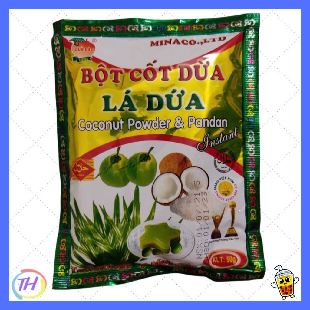 bột cốt dừa lá dứa (50gr)