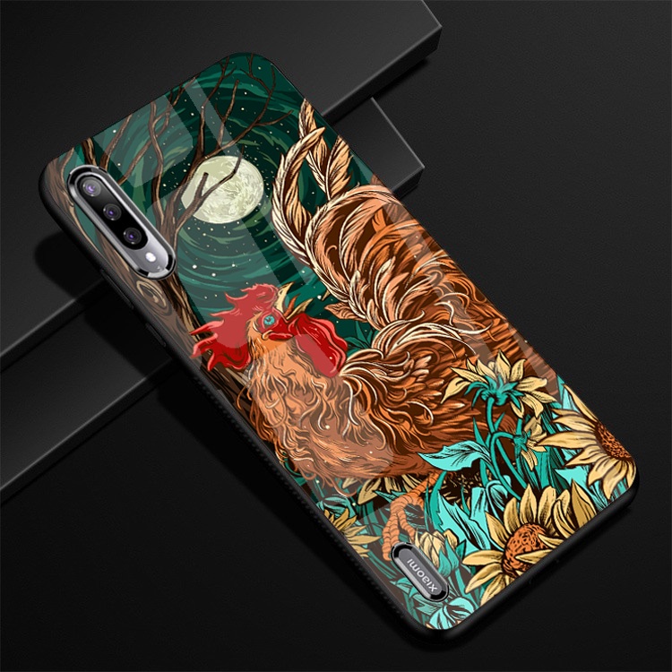 Ốp Lưng XIAOMI MI A3 mặt kính cường lực cao cấp thiết kế Độc Quyền