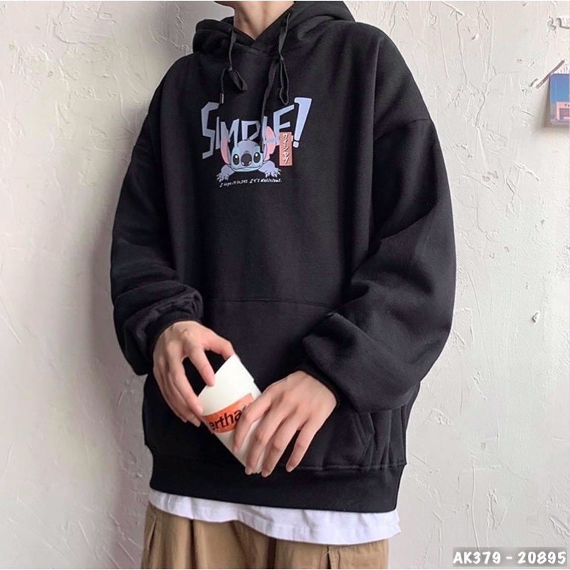 Áo Khoác Hoodie Nam Nữ Nỉ Bông Dày Dặn Form Rộng Unisex Áo Hoodie Nam Sweater Nam Nữ In Hình STICK - AK3379 | BigBuy360 - bigbuy360.vn