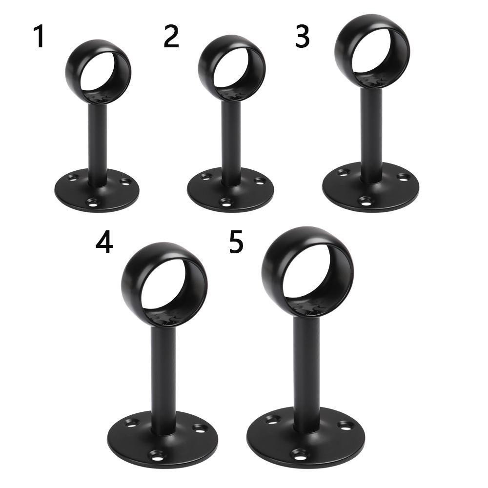 YANN1 Bộ 2 Giá Treo Rèm Cửa Gắn Trần Nhà Tắm / Phòng Ngủ Tiện Dụng