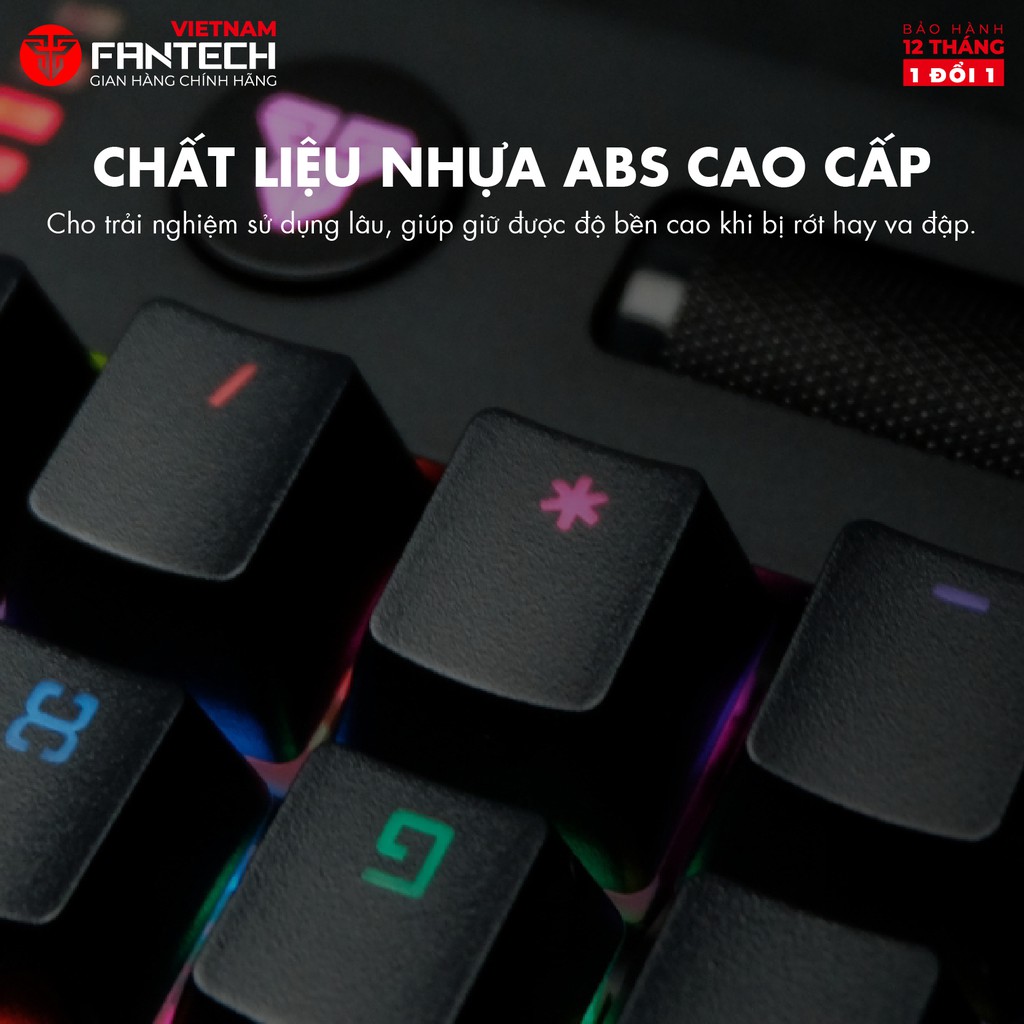 Bàn Phím Cơ Gaming Full-sized Có Dây Fantech MK851 MAXPRO Outemu Blue/Brown Switch LED RGB Full Anti Ghosting