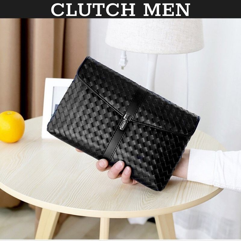 Ví cầm tay nam Hàn Quốc -BH 24tháng-clutch nam GIÁ SẬP SÀN-bên trong lót nhung