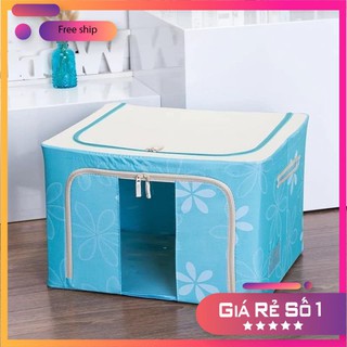 COMBO 2 Túi đựng đồ đa năng có khung sắt  [FREESHIP]