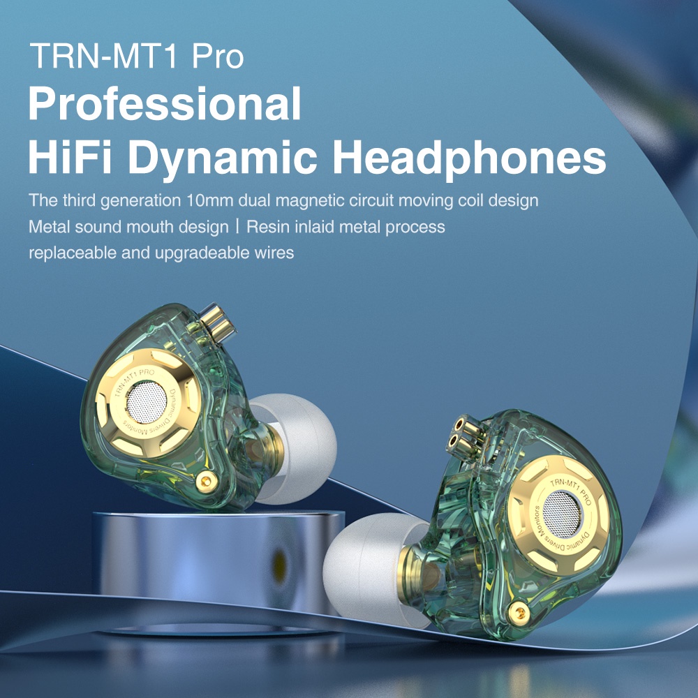 Tai Nghe Nhét Tai FAAEAL TRN MT1 Pro HIFI 1DD Chống Ồn Chất Lượng Cao