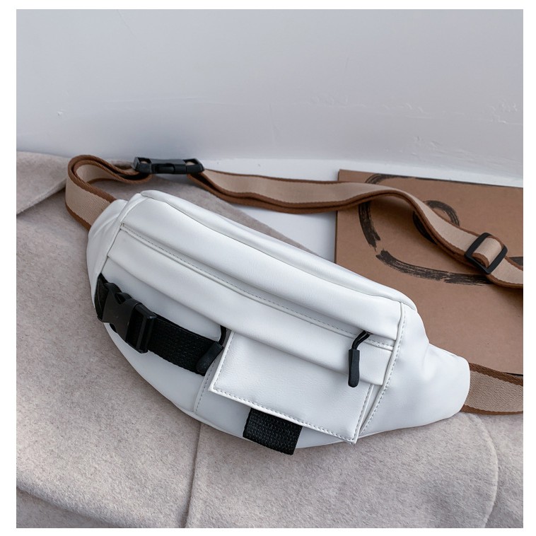 Túi đeo chéo, túi bao tử, túi unisex chất liệu da - TKM STORE | BigBuy360 - bigbuy360.vn