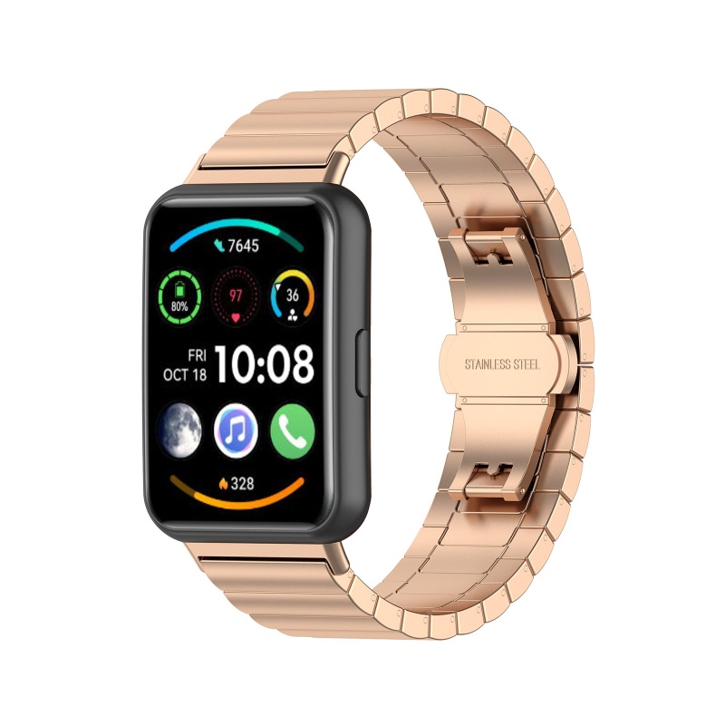 Dây Đeo Thay Thế Bằng Kim Loại Điều Chỉnh Được Cho Đồng Hồ Huawei Iwatch Fit 2