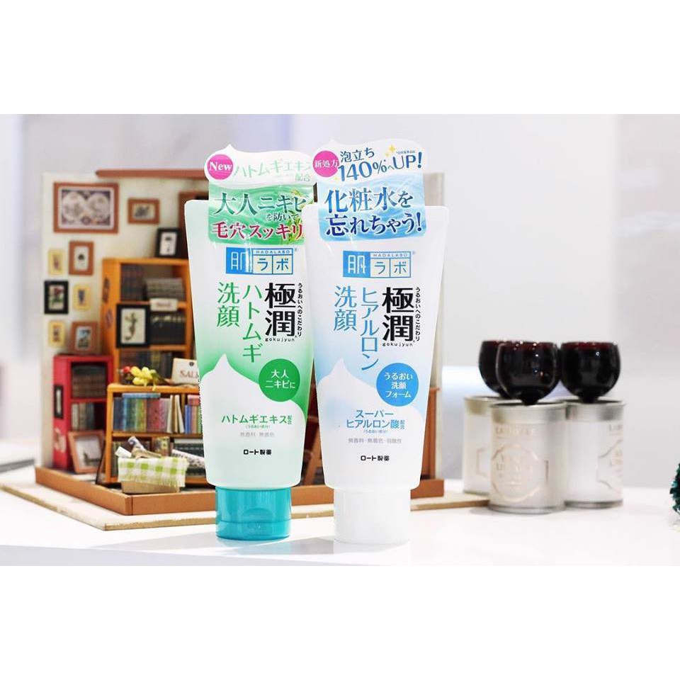 Sữa Rửa Mặt Hadalabo dạng tuýp 100gr
