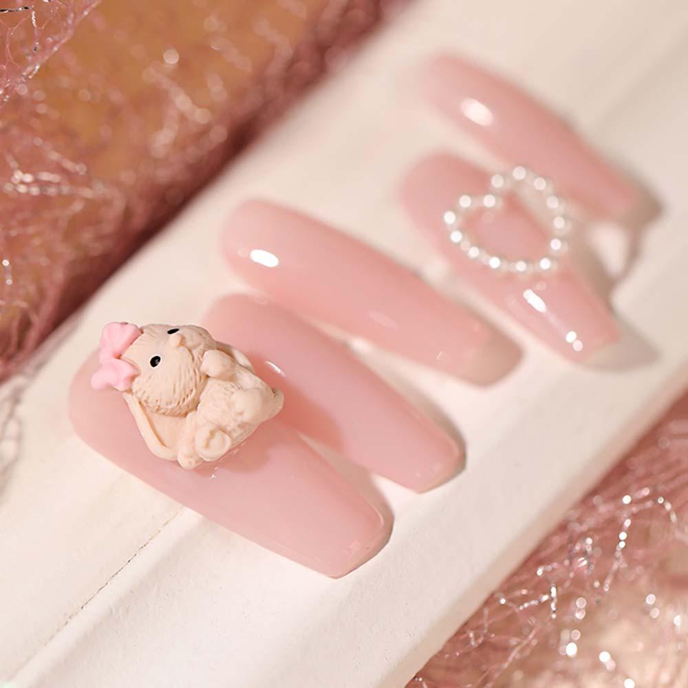 Phụ Kiện Trang Trí Móng Nghệ Thuật 3D DIY Hình Thỏ / Gấu Xinh Xắn