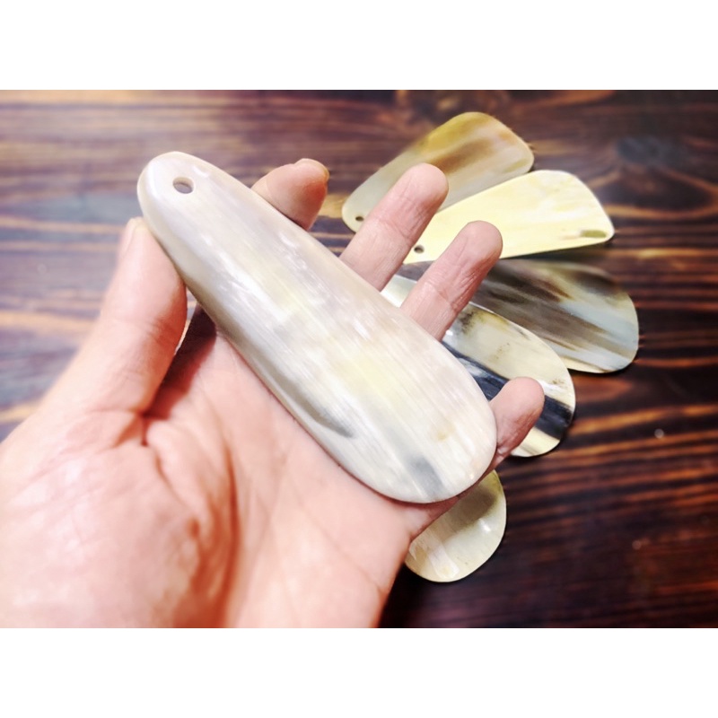 Shoe Horn Shoes Up - Đón gót, cây xỏ giày Sừng tự nhiên chế tác thủ công