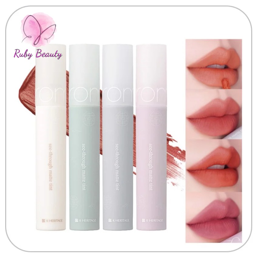 Son Romand See-Through Matte Tint Hanbok Project màu #7 #8 #9 #10