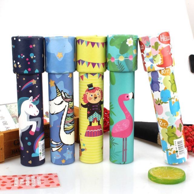Đồ chơi ống nhòm KÍNH VẠN HOA ma thuật cho bé 19x4,5cm