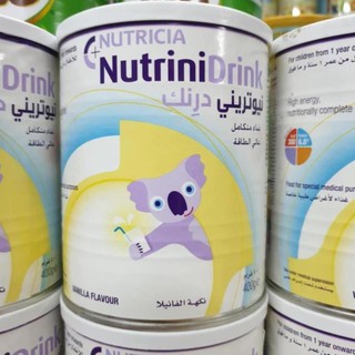 Combo 12 lon Sữa bột NutriniDrink vị vani/trung tính 400g