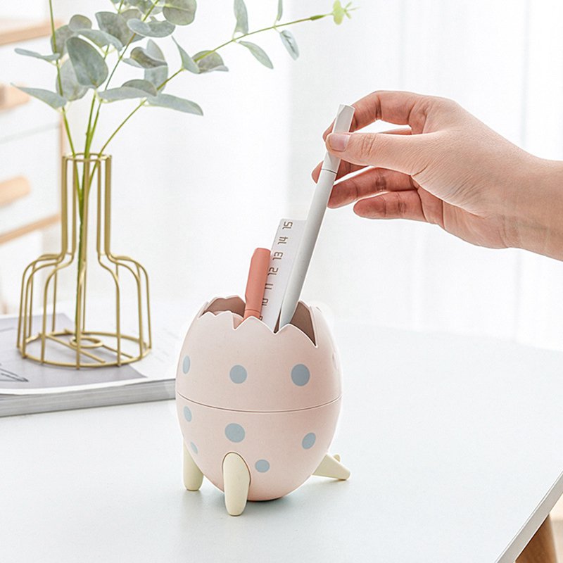 Thùng ba chân đựng bút để bàn đựng đồ trang đểm tiện lợi họa tiết hoạt hình xinh xắn dễ thương thời trang