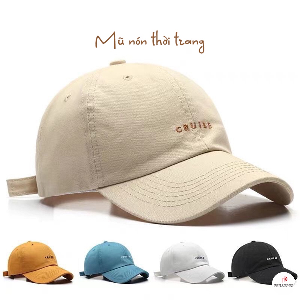 Mũ lưỡi trai nam nữ nhiều họa tiết thêu chữ, nón lưỡi trai phong cách cá tính form Unisex nam nữ - Ekiu Shop