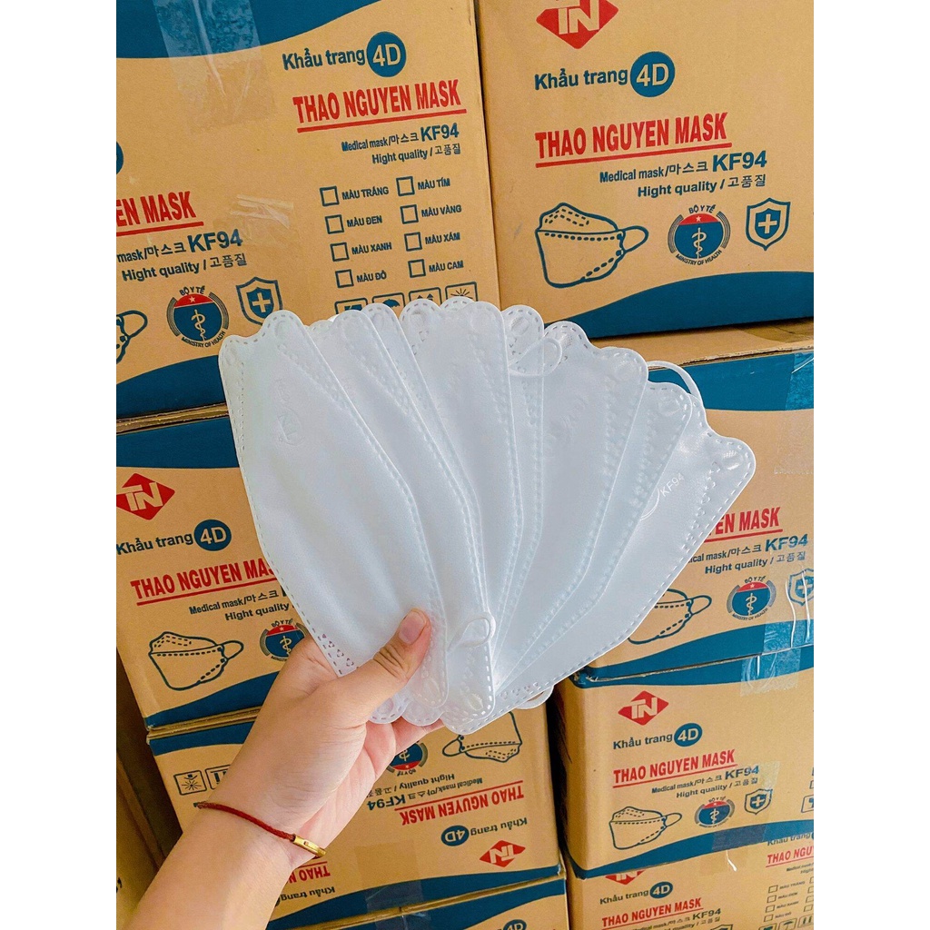 Free Ship -1 thùng 300 cái khẩu trang 4 lớp Kf94 TN Mask 4d Hàn Quốc chống bụi mịn và kháng khuẩn cực tốt