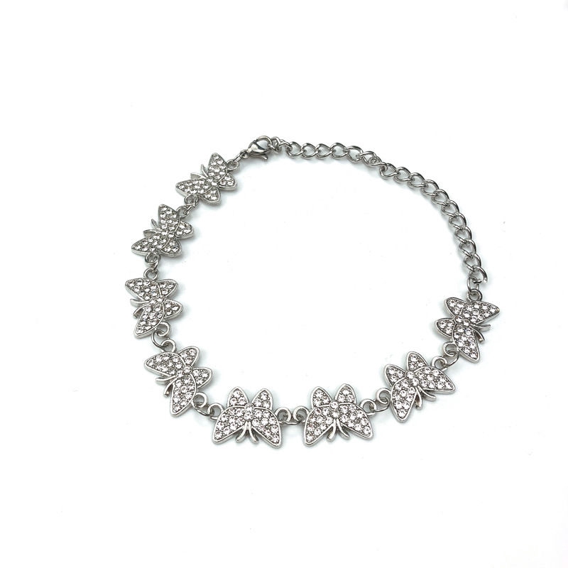 Vòng Tay Kim Loại Mặt Hình Bướm Đính Đá Xinh Xắn 22379 | BigBuy360 - bigbuy360.vn