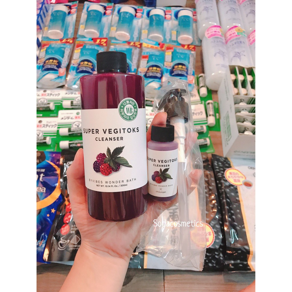 Sữa Rửa Mặt Thải Độc Rau Củ Super Vegitoks Cleanser 2019 | BigBuy360 - bigbuy360.vn
