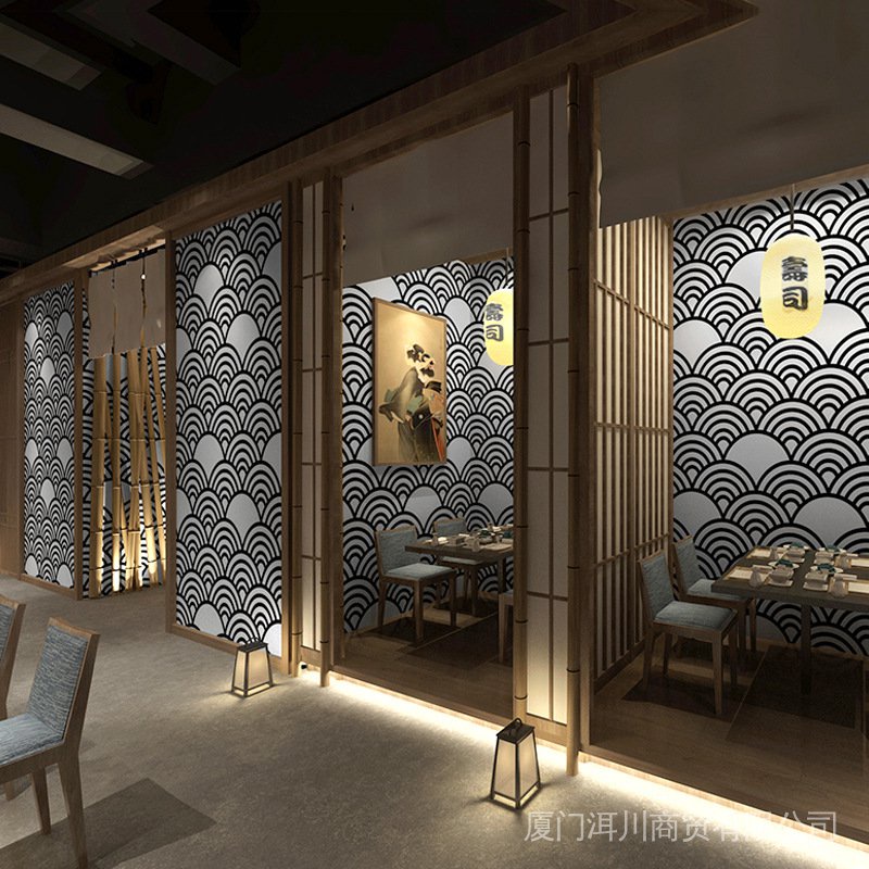 Giấy Dán Tường Trang Trí Phong Cách Nhật Bản Độc Đáo