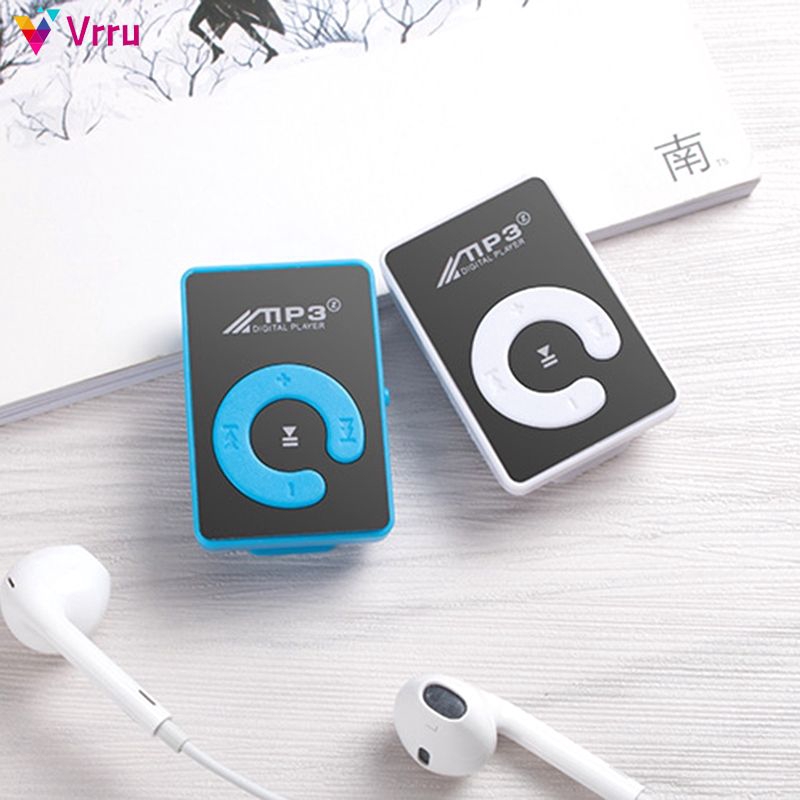 Máy Nghe Nhạc Mp3 Mini Hỗ Trợ Thẻ Nhớ 8gb Tf Kèm Cáp Usb